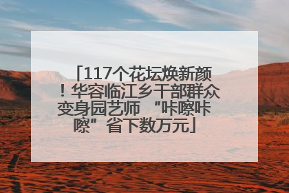 117个花坛焕新颜！华容临江乡干部群众变身园艺师 “咔嚓咔嚓”省下数万元