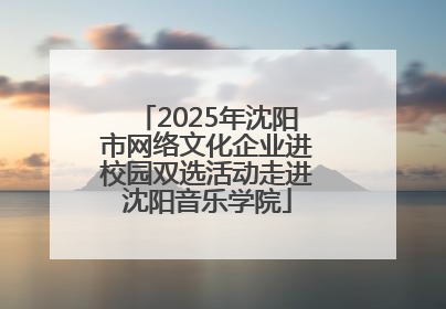 2025年沈阳市网络文化企业进校园双选活动走进沈阳音乐学院