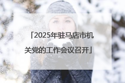 2025年驻马店市机关党的工作会议召开