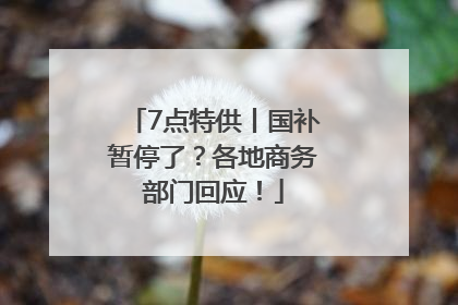 7点特供丨国补暂停了？各地商务部门回应！