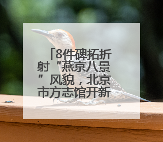 8件碑拓折射“燕京八景”风貌，北京市方志馆开新展